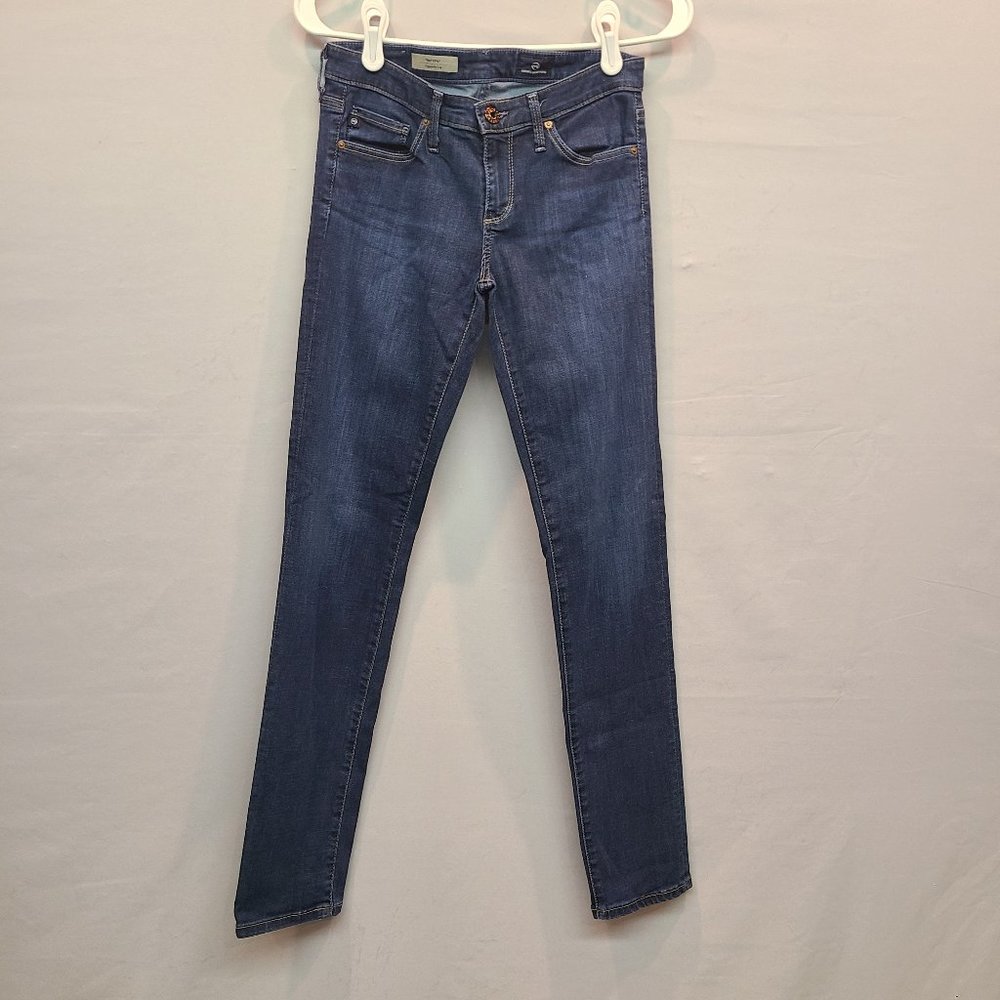 Ag Adriano Goldschmied Women's Skinny Jeans - Dark Blue